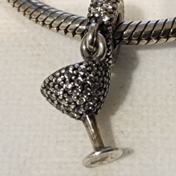 Pandora Bracelet & Charms - slider bracelet, cupcake, heart, glass, puzzle - Picture 7 of 7